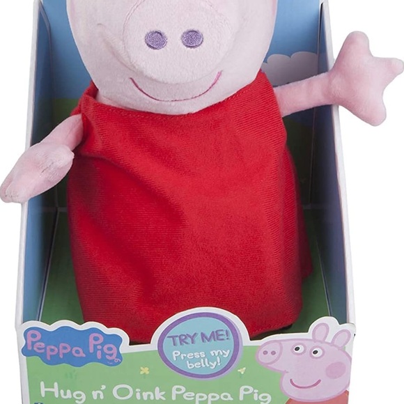 Hug n’ Oink Peppa Pig Stuffy Talking Toy - Picture 4 of 5